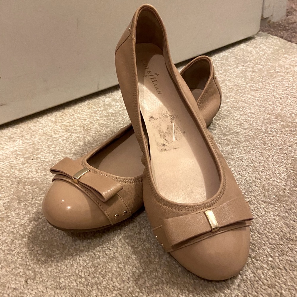 Cole Haan Patten Leather Flats!
